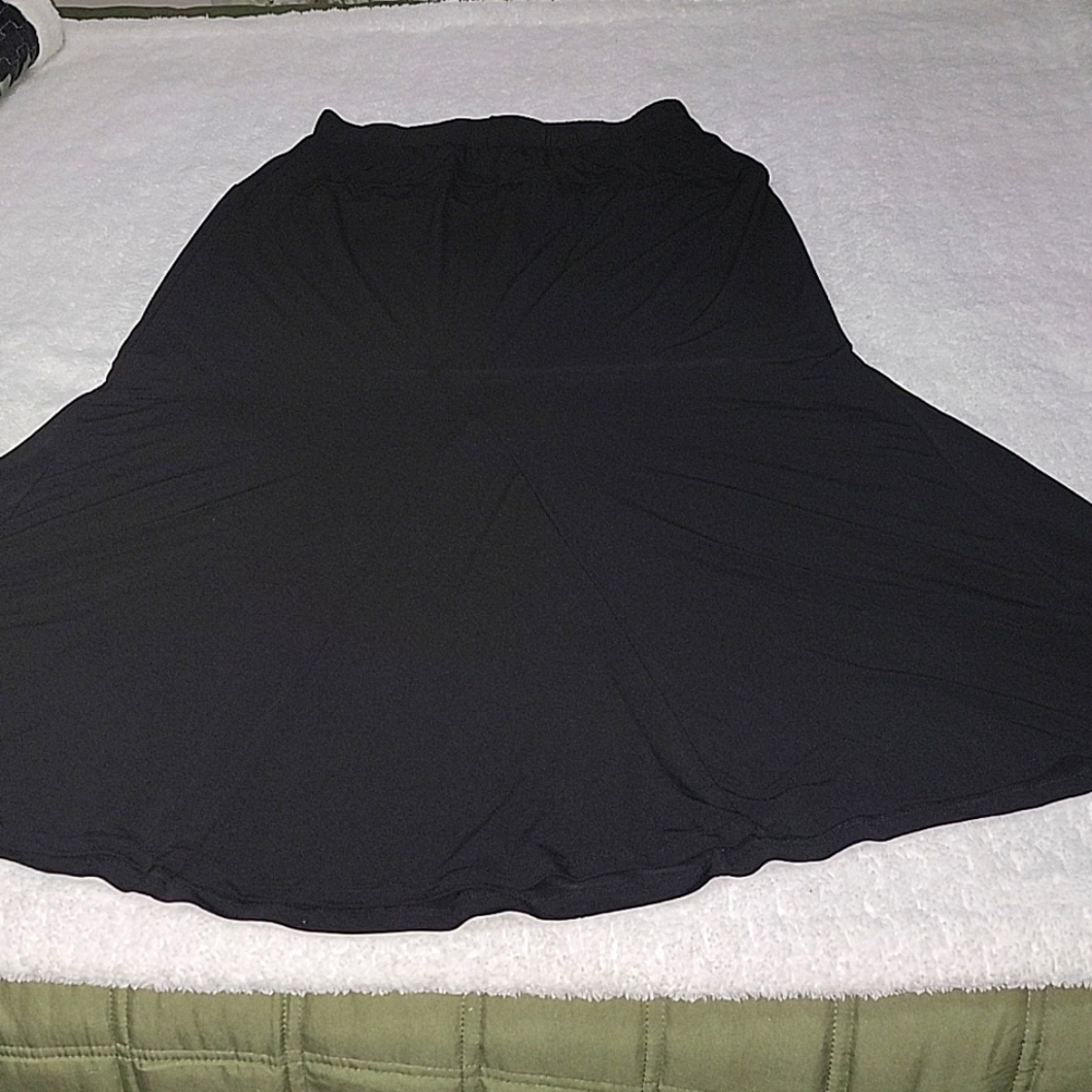 Black maxi skirt